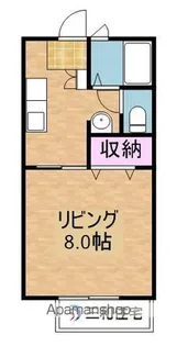 リバティヒルズ光陽台【2階】の間取り